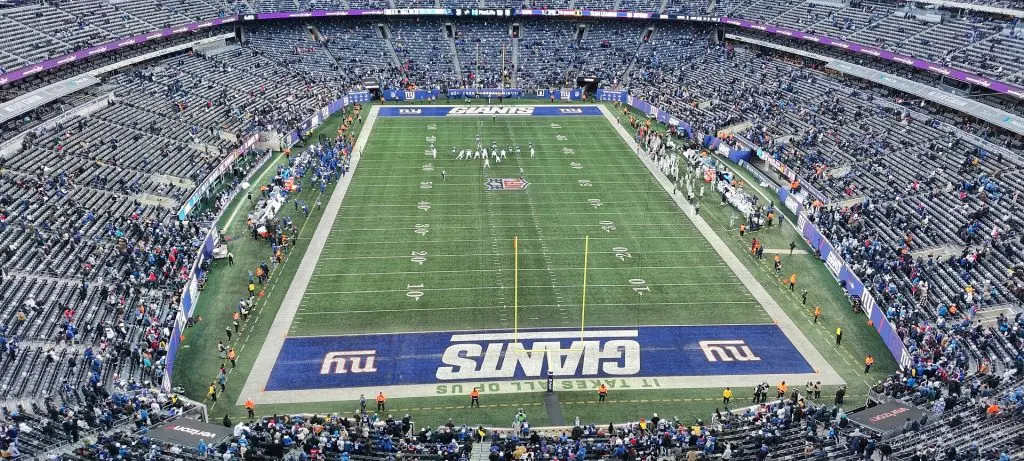 Giants versus Lions at MetLife Stadium in November 2022